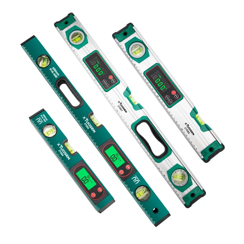 High-Precision Digital Electronic Level with Strong Magnetic Base – Thickened Aluminum Alloy Spirit Level for Home, DIY, Shelf Installation & Construction